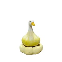 Vente en gros de toupies de bureau multi-styles en céramique, modèles miniatures en forme de poire, canard et pingouin