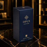 Boîte d'emballage de parfum personnalisée, boîte cadeau en papier rigide, estampage à chaud en or, finition mate, boîte de parfum, fabricant OEM ODM
