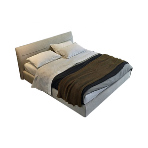<span class=keywords><strong>Cama</strong></span> de muebles de dormitorio con cojín suave de lujo de estilo moderno de Venta caliente - Product Image 4