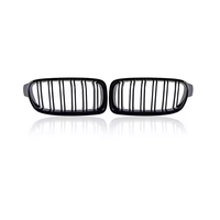 Nouvelle calandre pour Série 3 F30/F35 2012-2019 M3 Noir brillant ABS Ajustement direct 320i/328i/335i Berline 100% compatible