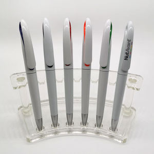 Venta al por mayor de alta calidad en forma de <span class=keywords><strong>cisne</strong></span> bolígrafo de plástico mejor precio con logotipo personalizado UV impresión a todo color Impresión de logotipo - Product Image 5