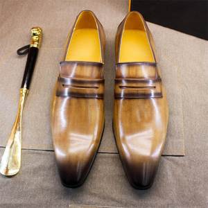 New Design Plus-size Dress and Oxford Shoes Direct-<b>sale</b> and Wholesale Men's Formal Casual Slip-on Shoes Breathable Waterproof - Product Image 5