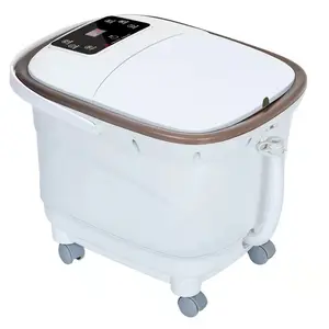 Drop shipping SPA machineNewest Deepest Heated Massage Washing Basin Foot Spa Electric Plastic Foot Steam Bath