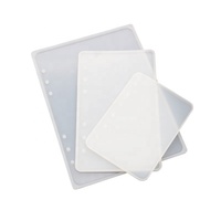 A4 A5 A6 A7 Silikon-Epoxid-Gussform Silikonharz-Notizbuch-Abdeck formen mit Buchbinder ringen für Harz-Buch umschlag
