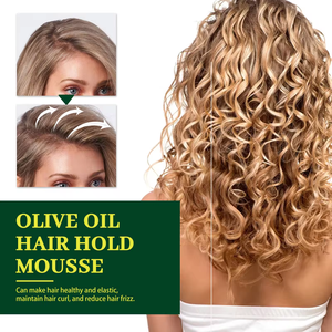 Nouveauté <span class=keywords><strong>Mousse</strong></span> capillaire à l'huile de <span class=keywords><strong>coco</strong></span> naturelle, huile d'<span class=keywords><strong>olive</strong></span> de marque privée pour la coiffure - Product Image 3