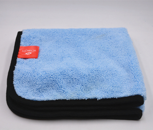 ผ้าเช็ดมือไมโครไฟเบอร์ผ้าเช็ดทำความสะอาดรถยนต์แบบคาเนโบสีฟ้าออกแบบได้ตามต้องการ - Product Image 2