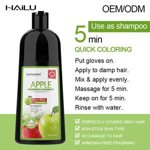 Maiqeix Apple Premium <strong>Hair</strong> Color CN Brand Dye Black Professional <strong>Brown</strong> Instant Shampoo Application Cream <strong>Toner</strong> Ammonia Free - Product Image 5