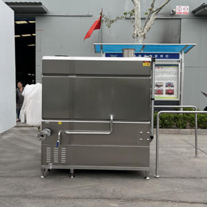 Laveuse de chariots <span class=keywords><strong>à</strong></span> viande haute performance, <span class=keywords><strong>machine</strong></span> de nettoyage de <span class=keywords><strong>bacs</strong></span> industriels, système de lavage en acier inoxydable - Product Image 1