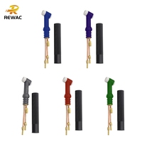 Pièces de rechange pour torche TIG refroidie à l'eau WP18 WP18F WP18V WP18FV WP18P WP18U 350A : Corps de torche flexible / Valve à gaz / Stylet / Type U