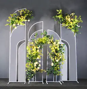 2020 new design backdrop decoration set wedding backdrop metal stand for outdoor wedding