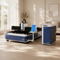 Mesin Pemotong Plat Logam Laser Fiber CNC Raycus Max 3KW 6KW Baru / Peralatan Pemotong Laser A3015