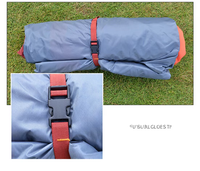 Tenda Camping Outdoor 2 Orang Bahan Oxford Ringan Anti UV Ramah Lingkungan Tahan Air Anti Badai Tiang Lurus