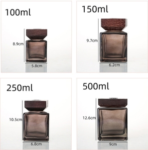 Mới đến hổ phách sậy khuếch tán chai hương thơm Chai Thủy Tinh hương liệu dầu khuếch tán phòng 100ml 150ml 200ml - Product Image 6