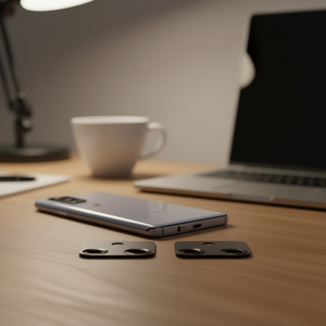 Copriobiettivo per fotocamera per Samsung Galaxy A51 2019 A515F Pellicola protettiva nera - Product Image 3