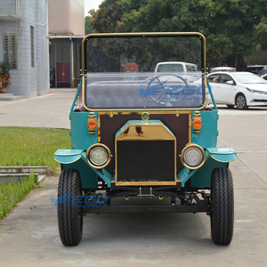 Voiture Vintage Bleue à Toit Ouvert, Directement de l'Usine Chinoise, Entièrement Personnalisable en Couleur et Accessoires, Certifiée CE, Éco-responsable à Basse Vitesse - Product Image 4