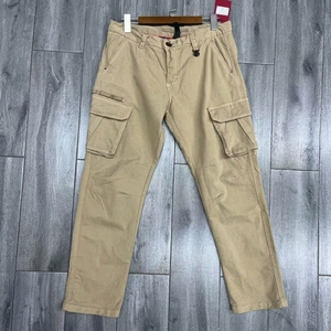 Pantalones Cargo de Algodón Teñido de Cinco Colores a la Moda BAWANGCHENG, Estilo Hip Hop, para <span class=keywords><strong>Hombre</strong></span>, Talla Grande, con Botones en la Parte Media, Impermeables y Antiarrugas - Product Image 5