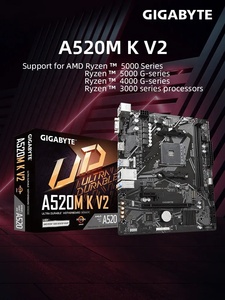 เมนบอร์ดเกมมิ่งรุ่นใหม่ A520M K V2 ATX AM4 DDR4 64GB แบบดูอัลแชนแนล สำหรับคอมพิวเตอร์ตั้งโต๊ะ A520m K V2 - Product Image 4
