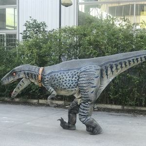 Vente flash Jeux de parc d'attractions Équipement interactif Costume de <span class=keywords><strong>dinosaure</strong></span> réaliste pour adulte raptor Marche réaliste Animatronique - Product Image 6