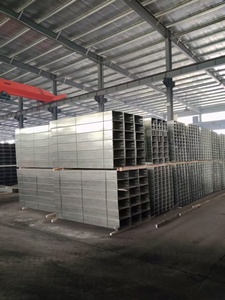 Plateau de câblage ventilé et échelle de câblage en acier inoxydable pour bâtiment industriel avec treillis métallique pour la construction, anti-corrosion - Product Image 5