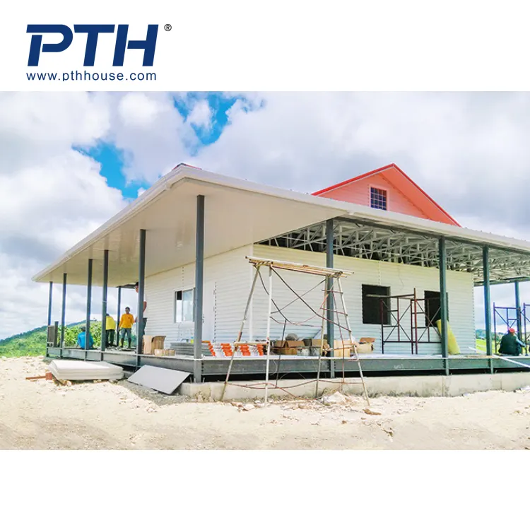 Prefab Philippines Villa Light Gauge Steel Villa High Quality Durable Metal Frame House Construction for Living