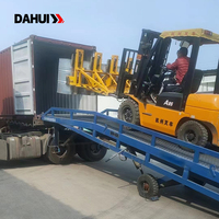 Rampe de chargement mobile DAHUI DCQY-8T, capacité de charge 8T, élévateur hydraulique, acier au carbone, certifications complètes, directement de l'usine