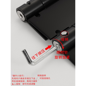 Stainless Steel Automatic Double Door Hinges Self-Closing <b>Rebound</b> for Inward Outward Opening Half-Height Free Demin Door Hinges - Product Image 4