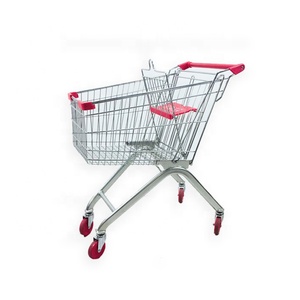 Powder Coating Metal <strong>Shopping</strong> <strong>Trolly</strong> for Shop - Product Image 1