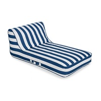 Chaise longue gonflable pour piscine avec housse de protection