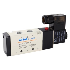 Válvula Solenoide Airtac Serie 4V 1/2 Pulgada DC 24V Válvula de Control de Aire - Product Image 2
