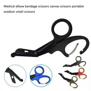 Ciseaux EMT pour camping, randonnée, escalade - Outil de coupe de bandages d'urgence en acier robuste et étanche pour la survie en milieu sauvage et les excursions - Product Image 4