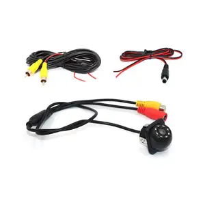 Smartour 4/8/12 Leds Rear View Camera For Car Fish Eye Car Camera Reverse Assistance High-Definition Night Vision Reverse Image