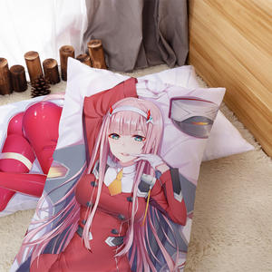 Sıcak Fırsat Anime Sevimli Kız Dokuma Baskılı Karikatür Çevre Dostu Vücut Yastık Kılıfları Ev Kullanımı Darling in the Franxx 150x50 %100 Polyester - Product Image 3