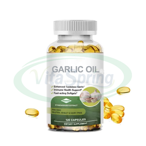 Extracto de Aceite de Ajo VitaSpring, Suplementos para Mejorar el Sistema Inmunológico, Cápsulas de Gel Suave de Aceite de Ajo Negro 100% - Product Image 2