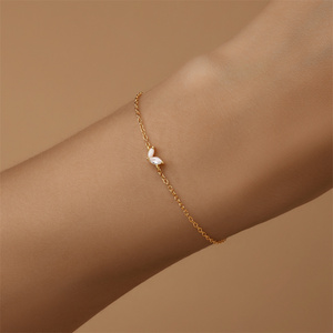 Pulsera de Plata 925 con Cruz, Regalo de Amor para Chicas, Uso Diario - Product Image 2