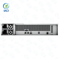 12-Bay RackStation RS2423RP + RS2423 + 2U penyimpanan jaringan tanpa disk Server SSD antarmuka USB produk bekas