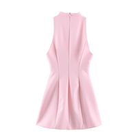SHENZHU Robe Mini Chic et Tendance pour Femme Été 2026 – Nouvelle Collection Élégante Sans Manches pour Dames