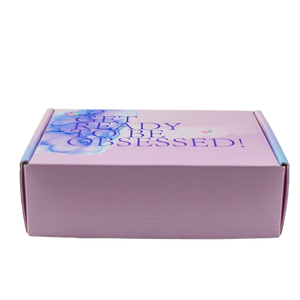 Boîtes d'emballage en carton ondulé personnalisées pour les petites entreprises, pour le maquillage, les soins de la peau, les soins capillaires, boîte cadeau pour l'envoi postal avec logo - Product Image 1