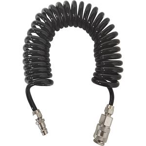 Industrial Pneumatic Air Blow Gun Kit 5M/16ft PU Recoil <b>Hose</b> Heavy Duty Plastic New Air <b>Compressor</b> Machinery - Product Image 2