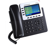 Teléfono IP Empresarial Grandstream GXP2140 PoE con 4 Líneas SIP, Pantalla LCD a Color de 4.3 Pulgadas, Teléfono de Escritorio VoIP para Recepción y Gestión de Oficina