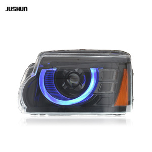 Jushun ชุดไฟหน้า LED สำหรับ Land Rover Discovery 4สไตล์ผู้พิทักษ์พร้อมไฟ LED DRL และไฟเลี้ยว - Product Image 2
