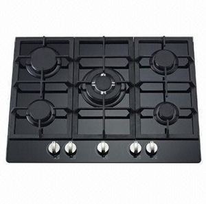 Nueva Estufa de Gas Comercial de 5 Quemadores, de Hierro Fundido, con Cubierta de Vidrio Templado, para Cocina de Camping, Hornilla de Mesa, Compatible con Propano y Butano - Product Image 6