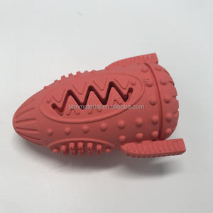 Çevre dostu Pet köpek interaktif silikon kauçuk besleme yavaş besleyici diş temizleme kaçak oyuncak - Product Image 5