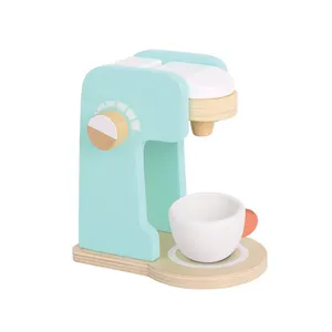 2024 New creative games Coffee set wooden toy for child