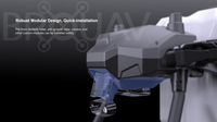 Drone agricole en promotion avec pompe, réservoir de 20 L, châssis en alliage d'aluminium pour pulvérisation agricole de précision, haute productivité et respectueux de l'environnement