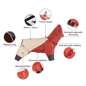 Chubasquero de verano personalizable para perros, impermeable, a prueba de viento, ajuste perfecto para galgos, Golden Retrievers franceses - Product Image 2