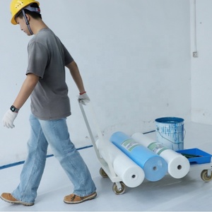 50m pittura a goccia oeko-tex standard 100 rivestimento per pavimenti pittori di protezione tende di stoffa goccia forniture per la pittura per la casa - Product Image 6
