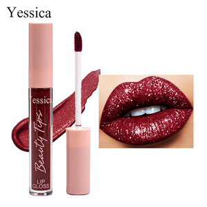 Brillo Labial Multicolor con Purpurina al por Mayor OEM/ODM, Lápiz Labial de Larga Duración con <span class=keywords><strong>Efecto</strong></span> Voluminizador, Hidratante y Brillante - Product Image 3