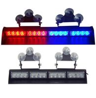 Luz led estroboscópica de emergencia para el interior del coche, barra de luz de advertencia para el salpicadero del vehículo