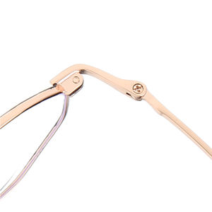 3つのHIPPOS一般的なプレーンメガネ不規則な五角形フレームの金属フレームの読み取りメガネ10代の若者のためのシンプルな眼鏡 - Product Image 6