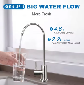 ระบบกรองน้ำดื่มแบบออสโมซิสผันกลับ (Reverse Osmosis) รุ่น Commercial 200GGP-800 GPD พร้อมระบบทำความสะอาดตัวเอง สำหรับใช้ในครัวเรือนและโรงแรม  กำลังการผลิตน้ำ 800 GPD - Product Image 5
